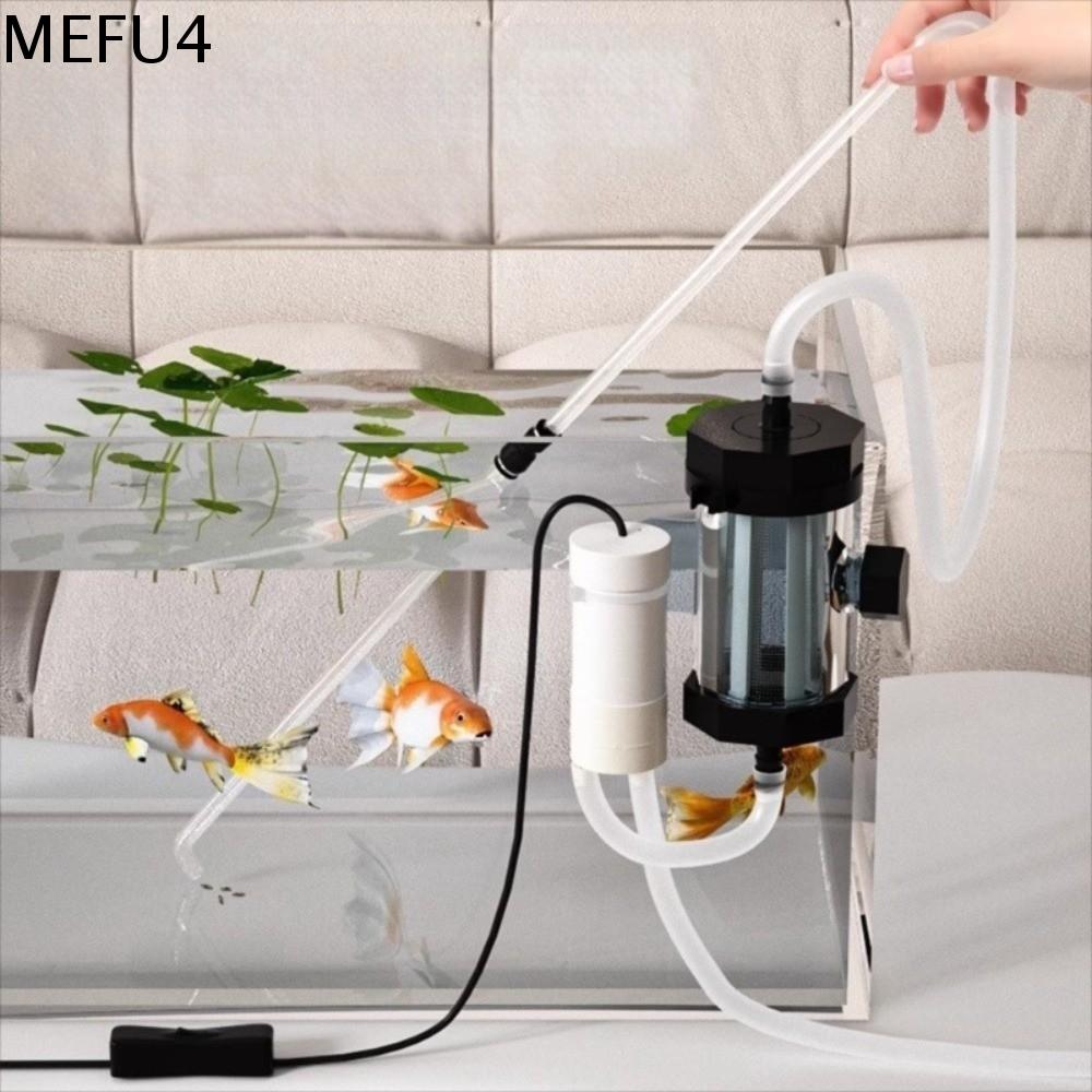 MEFU4 Cung cấp năng lượng qua USB Máy thay nước bể cá Điện 280GPH. Bơm hút phân bể cá Di động Tiếng ồn thấp Chất tẩy rửa chất thải bẩn Vệ sinh bể cá