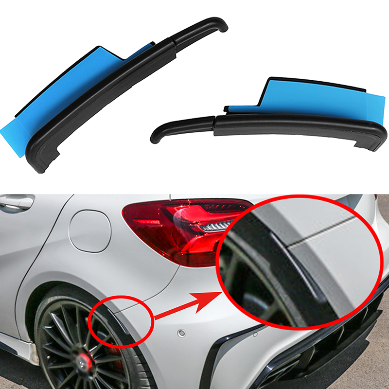 For Mercedes Benz W176 A160 A180 A200 A250 A45 AMG 2013-2019 Rear Bumper Cover Trim Fender Flare Extension Wheel Eyebrow Lip