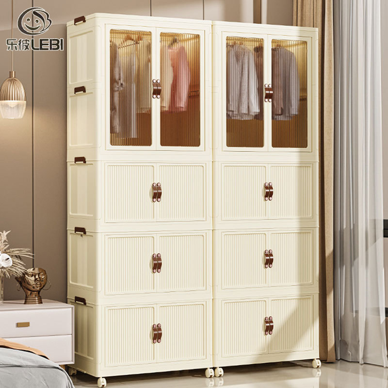 LEBI Hộ gia đình trẻ em móc cài đặt-miễn phí gấp Tủ lưu trữ, phòng ngủ phòng khách, Yiwu với móc áo lưu trữ tủ, tủ quần áo