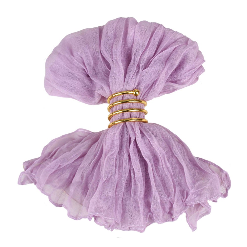 GUOGU 6pcs Màu đơn sắc Khăn giấy gạc 50x50cm Xếp ly vuông Trang trí đám cưới Thanh lịch  Mảnh Cổ Điển Vải gạc Bali Tiệc cưới - 9