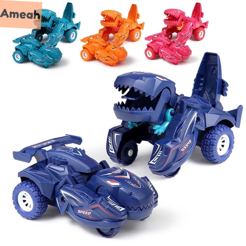AMEAH Kids Boys Gifts Automatic Transform Toy Pull Back Car Inertial