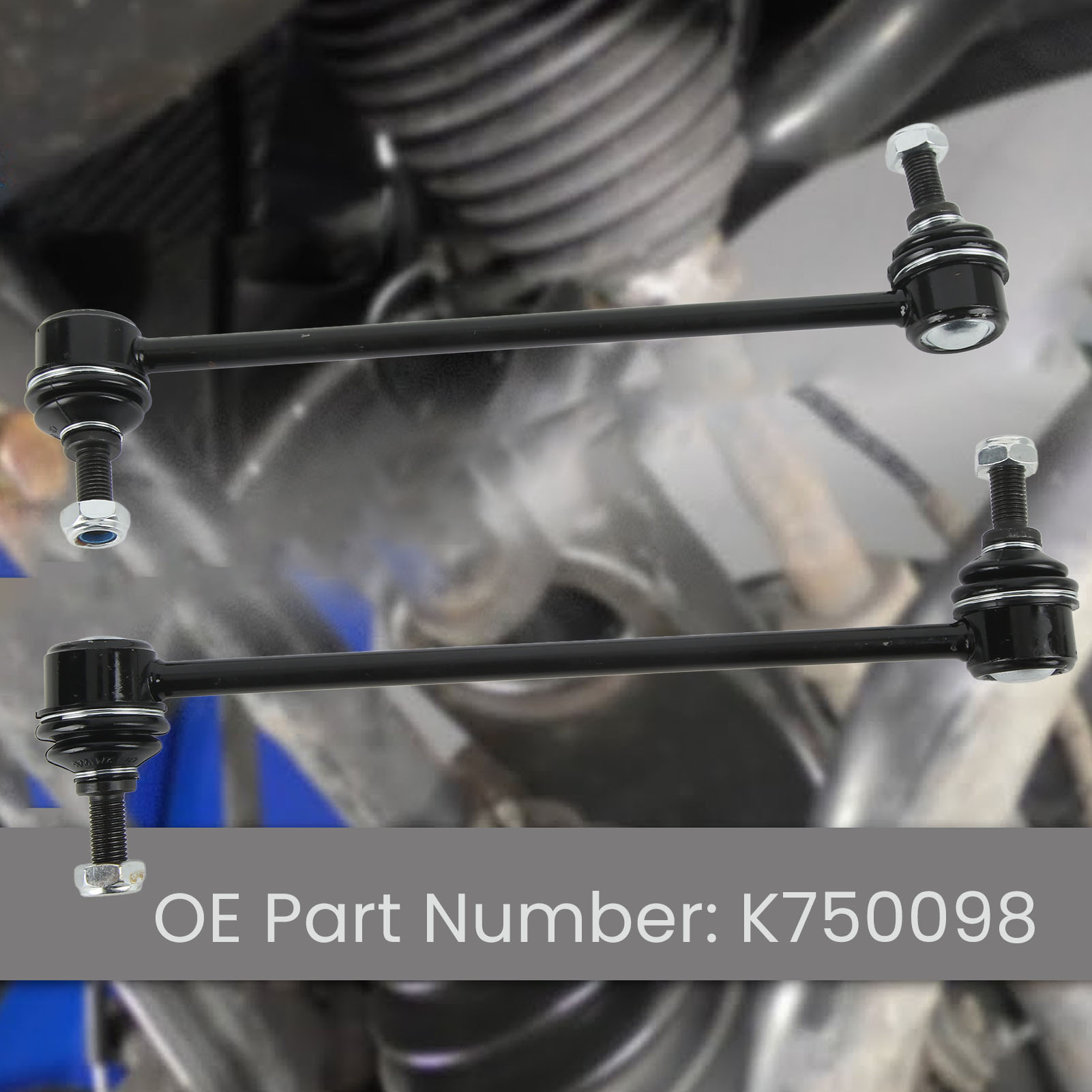 K750098 thanh ổn định liên kết mạnh mẽ phía trước thanh liên kết Đảo kim loại cho xe