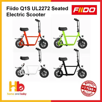 Fiido Q1S UL2272 Seated Electric Scooter