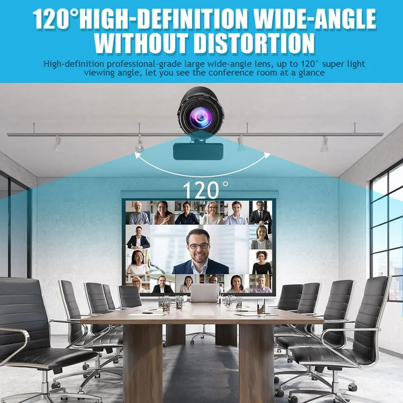 1080p webcam 4K Web camera with microphone pc 60fps HD full webcam Cam for computer web USB 1080p ca