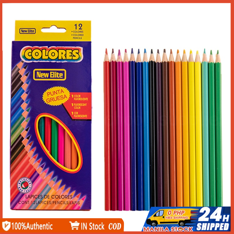 12pcs Color Boxed Colored Pencils Childrens Drawing Pens Colouring Pencil Student Pencil Set