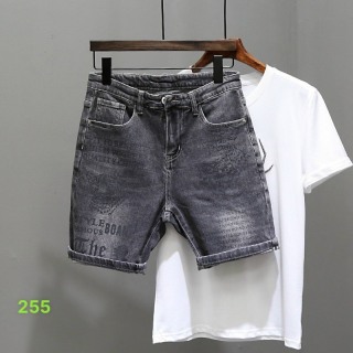 Quần jean lửng, quần short nam, màu xám, co giãn thoải mái, thiết kế dày dặn chuẩn form Hàn Quốc ARY HOUSE A96 thumbnail