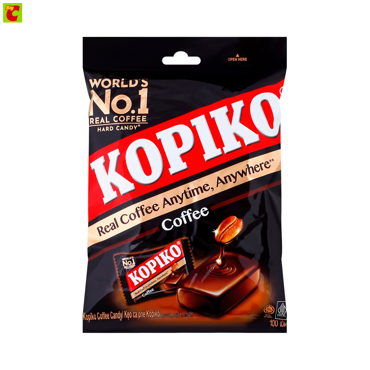 Gopiko Coffee Candy 100 Pieces ราคา 68 บาท*ส่งฟรี