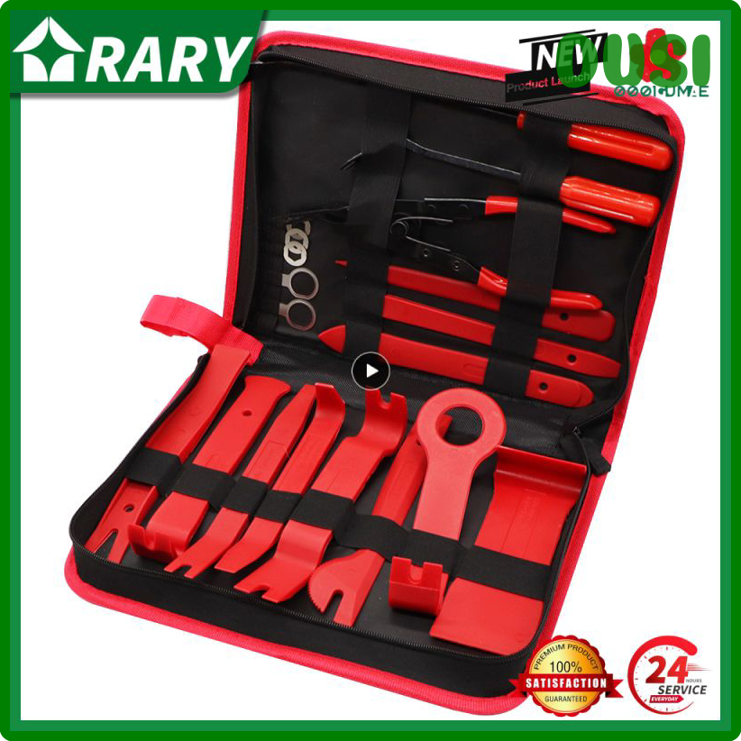 [DUSI] Hand-held Disassembly Tools Car Trim Removal Tool Panel Door Audio Trim Removal Kit Auto Clip Pliers Fastener Remover Set ✬✫✩