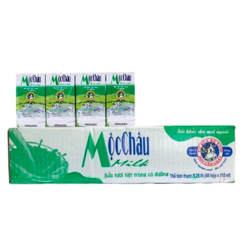 Thùng sữa tươi mộc châu 110ml - 48 hộp