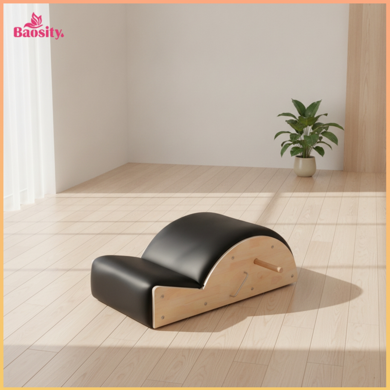 Baosity Padded Pilates Posture Corrector Metal Fasteners Wooden Stretch Arch Multifunctional Posture Stretching Aid Flexibility ราคา 10,212 บาท*ส่งฟรี
