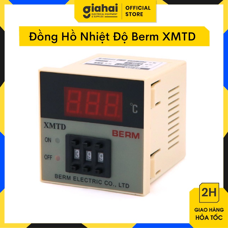 Đồng hồ nhiệt độ berm xmtd-2001 tbd04