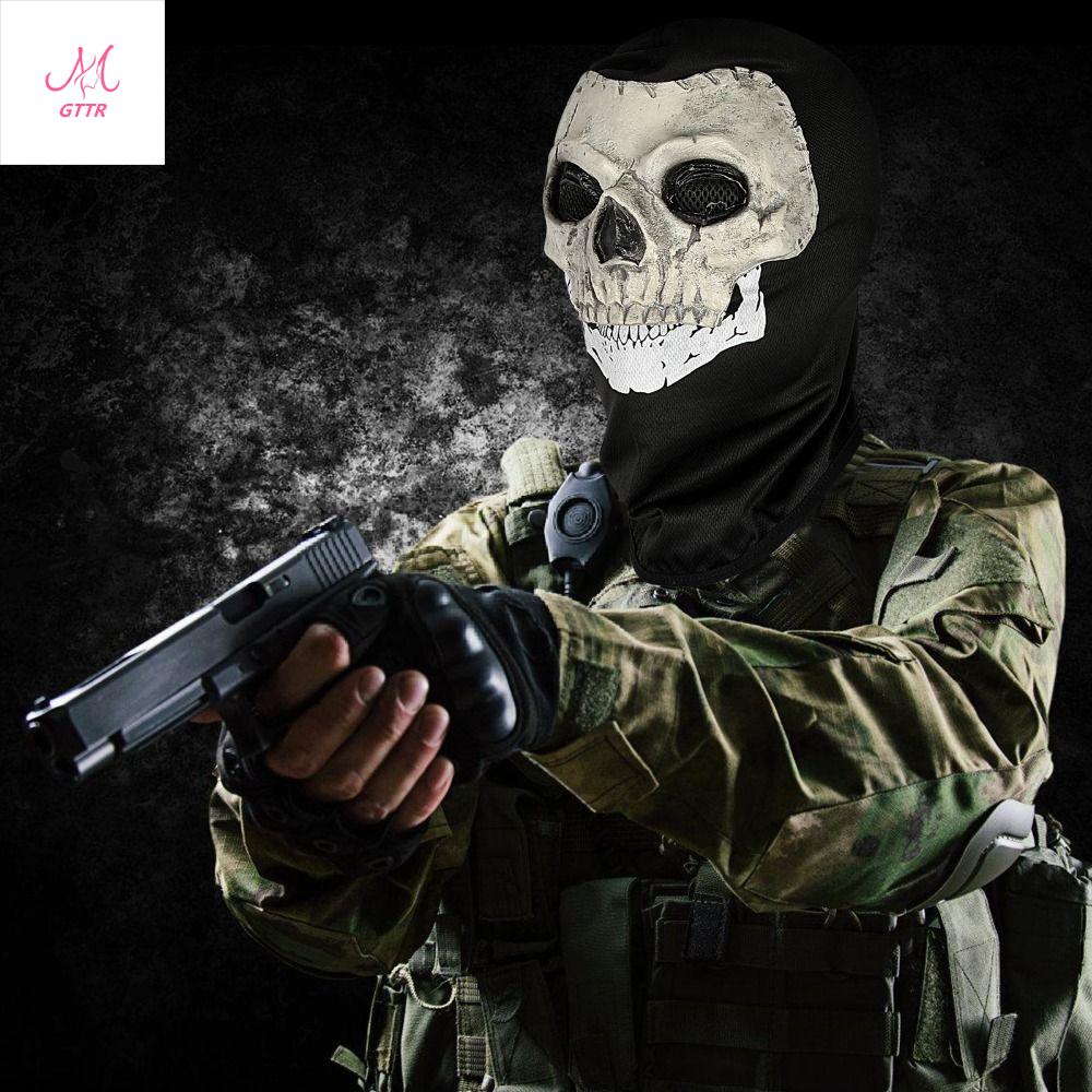 2023 Call of Duty Warzone Mask Halloween Horror Role Call of Duty Skeleton  Ghost Mask