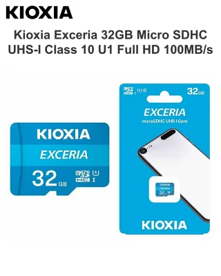 Kioxia Exceria 32GB Micro SDHC UHS-I Class 10 U1 Full HD 100MB/sHC micro SD By TOSHIBA