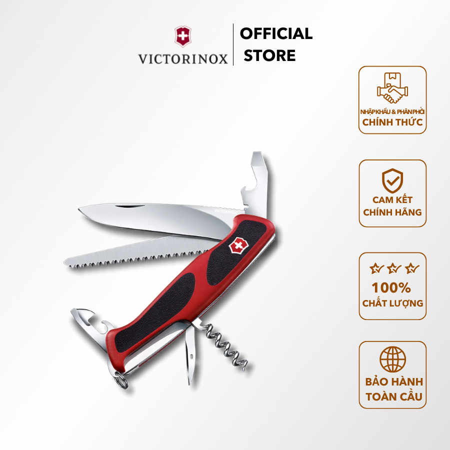 Dao xếp đa năng Ranger 55 Grip Victorinox Thụy Sĩ