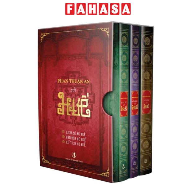 Fahasa - Sách - Boxset Phan Thuận An Với Huế - Lịch Sử Xứ Huế + Văn Hóa Xứ Huế + Cổ Tích Xứ Huế (Hộp Ba Cuốn)