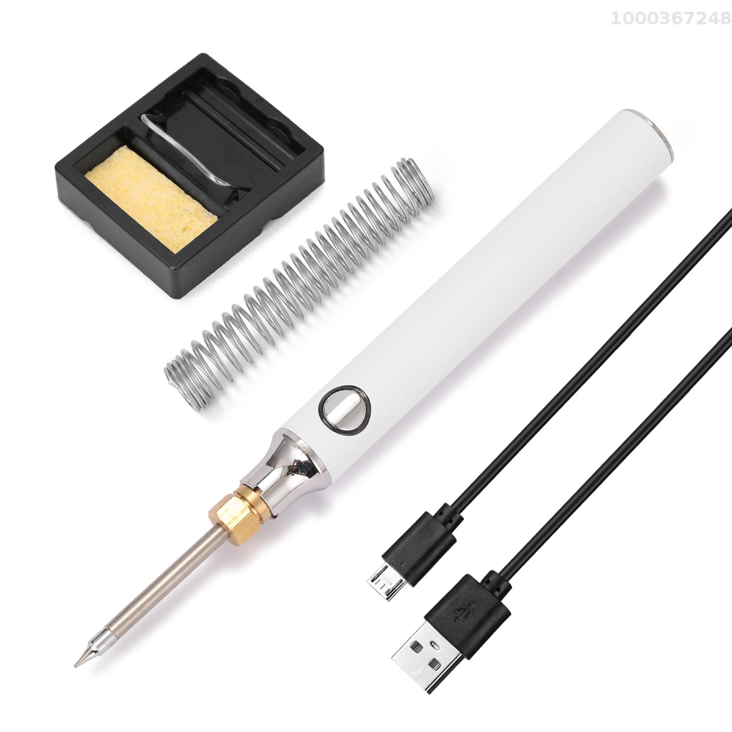 Keykits handskit USB Power cung cấp Mỏ hàn 5V 8W có thể điều chỉnh nhiệt độ Bộ Hàn sắt điện mỏ hàn Kit với bệ hàn dây hàn