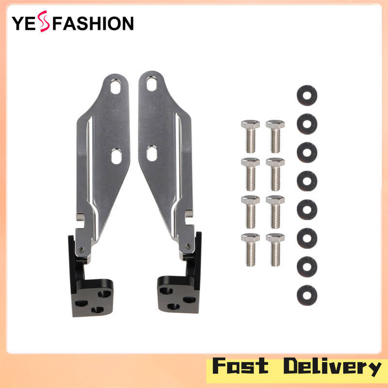 Yesfashion Store IN stock Aluminum Alloy Quick Hood Hinge Release Latch Replacement Release Hood Hinge Release Latch Auto Engine Modified Accessories