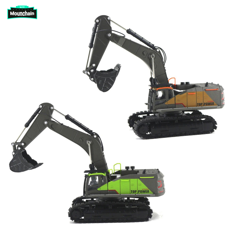 1:50 Excavator Model, High Simulation Heavy Duty Alloy Diecast Engineering Construction Car, Bulldozer Gift For Boys ราคา 444 บาท*ส่งฟรี