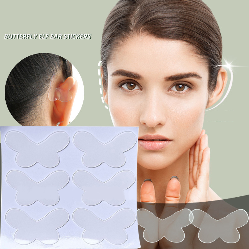 🔥🔥🔥Aofulai 6Pcs Butterfly Shaped Ear Corrector Elf Ear Stickers Ear Supporters Self Adhesive Cosmetic Ear Stickers ราคา  6 บาท*ส่งฟรี