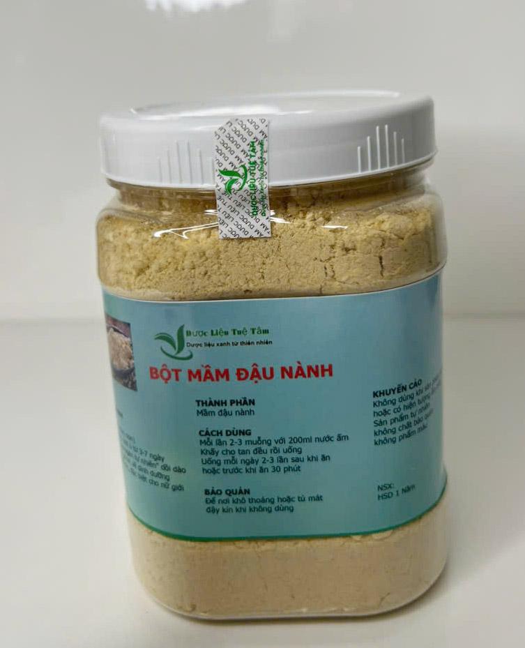 Bột mầm đậu nành - Mầm đậu nành nguyên xơ Hộp 500gr Bột Đậu Nành