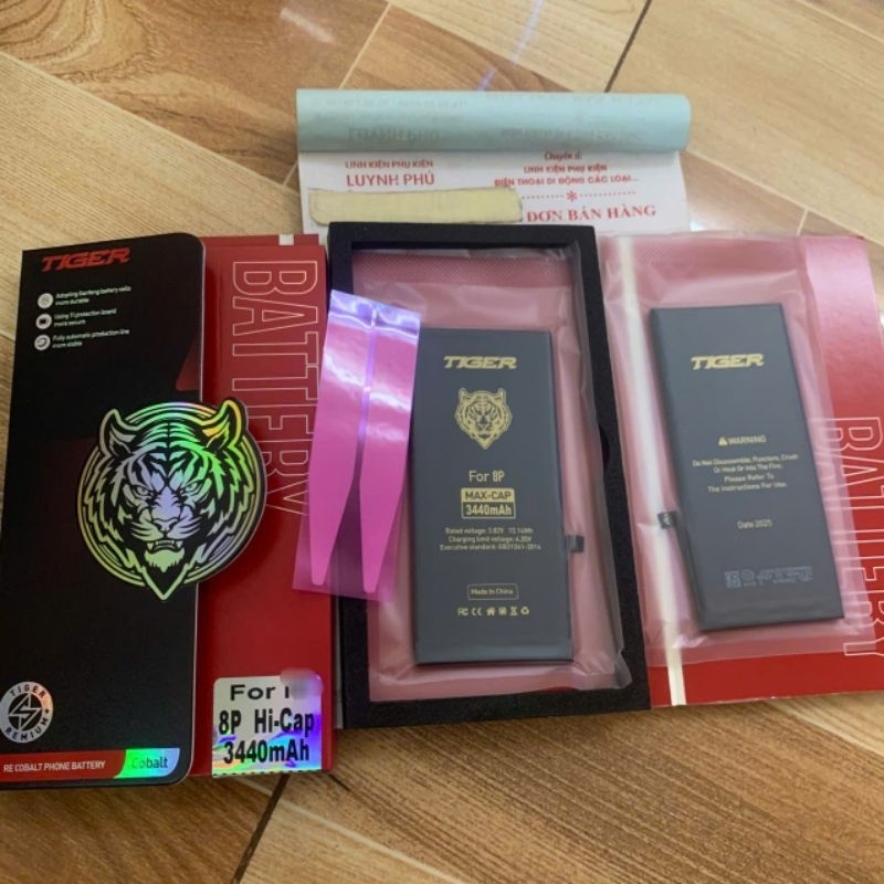 Pin 8 plus dung lượng cao 3340mAh và chuẩn 2920mah