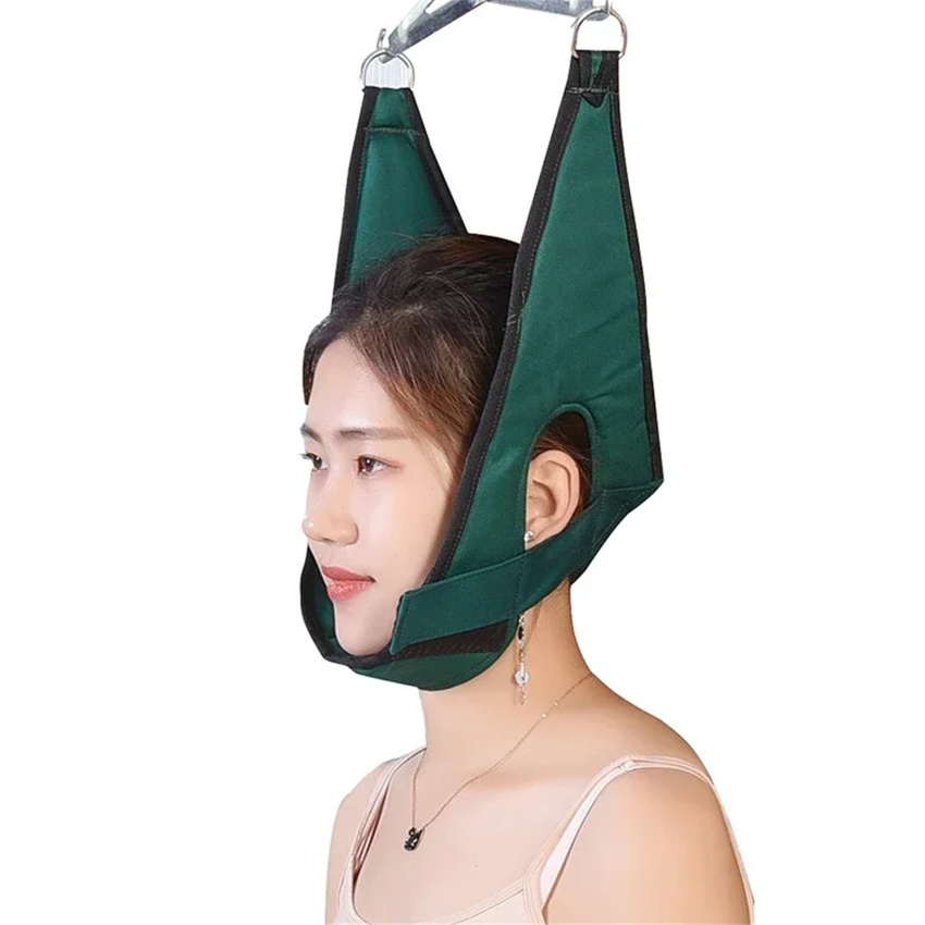 1pcs Kéo Cổ vành đai đai kéo cổ ban nhạc đốt sống phục hồi sức khỏe chăm sóc cổ căng sửa chữa dây đai cho người lớn trẻ em