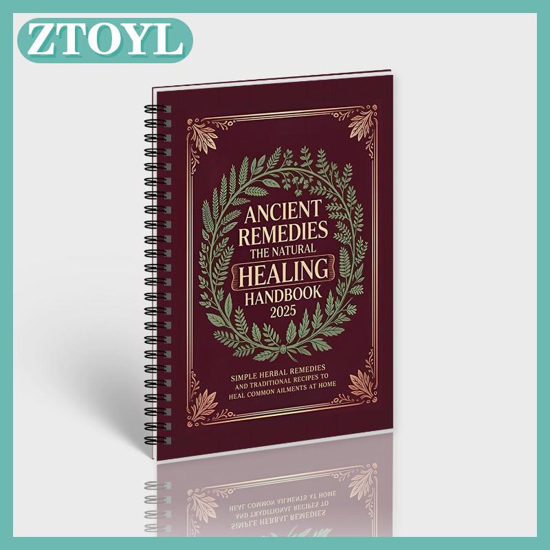 ZTOYL Cẩm Nang chữa bệnh tự nhiên hướng dẫn ràng buộc xoắn ốc với các biện pháp thảo dược và công thức nấu ăn cho sức khỏe tim mạch tăng cường tập trung lượng đường trong máu