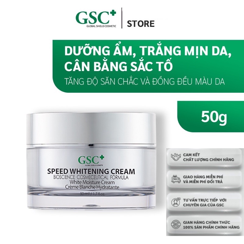 Kem dưỡng trắng da Speed GSC Hàn Quốc Speed Whitening Cream 50ml.