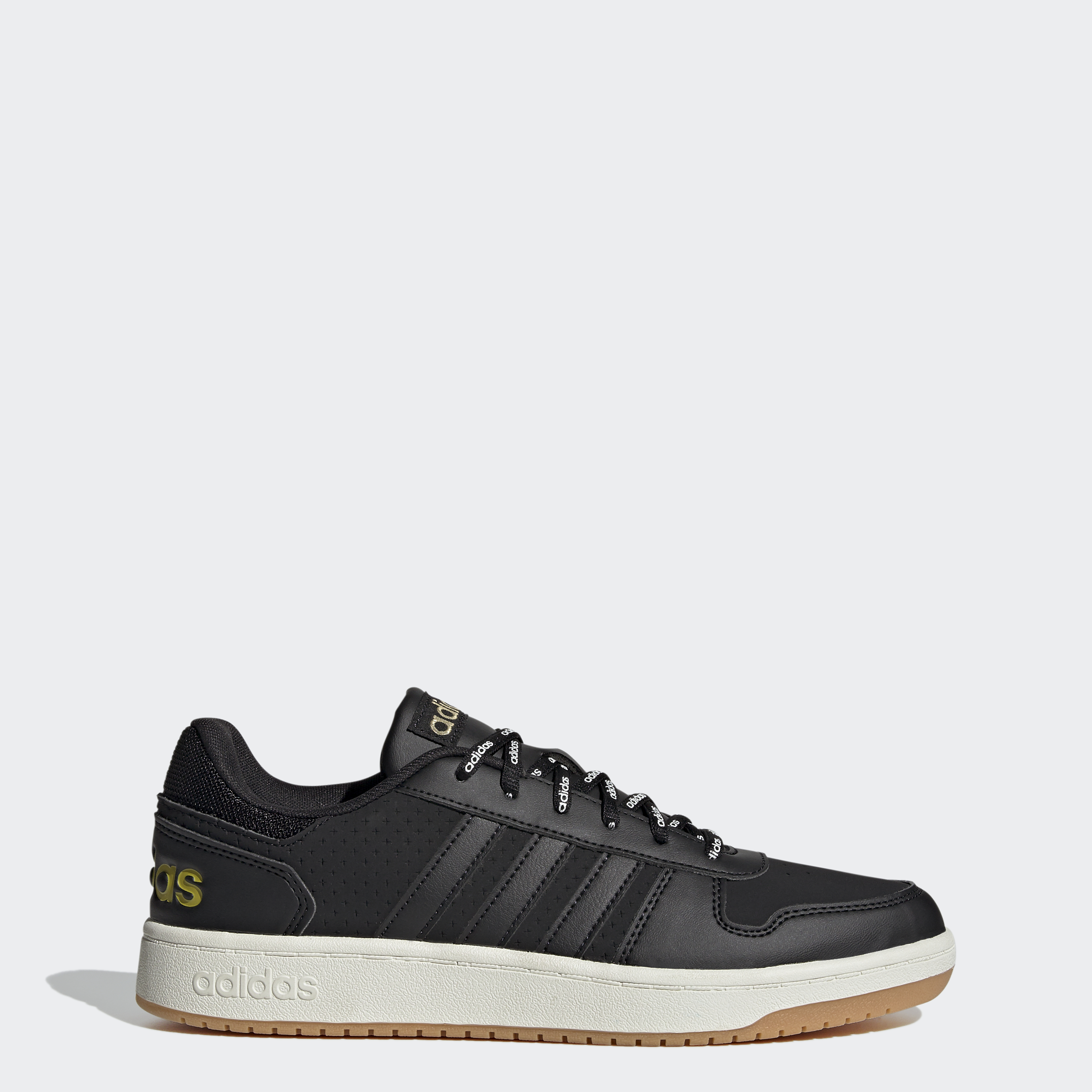Adidas bóng rổ giày hoops 2.0 nam đen gz7968