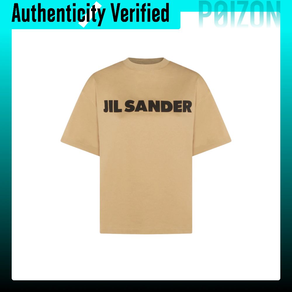 เสื้อเชิ้ต เสื้อเบลาส์สตรี Jil Sander เสื้อยืดผู้หญิงคอกลมสีเบจปานกลางตรง Fit J02GC0140J20348-273-BEIGE ราคา 31,543 บาท*ส่งฟรี