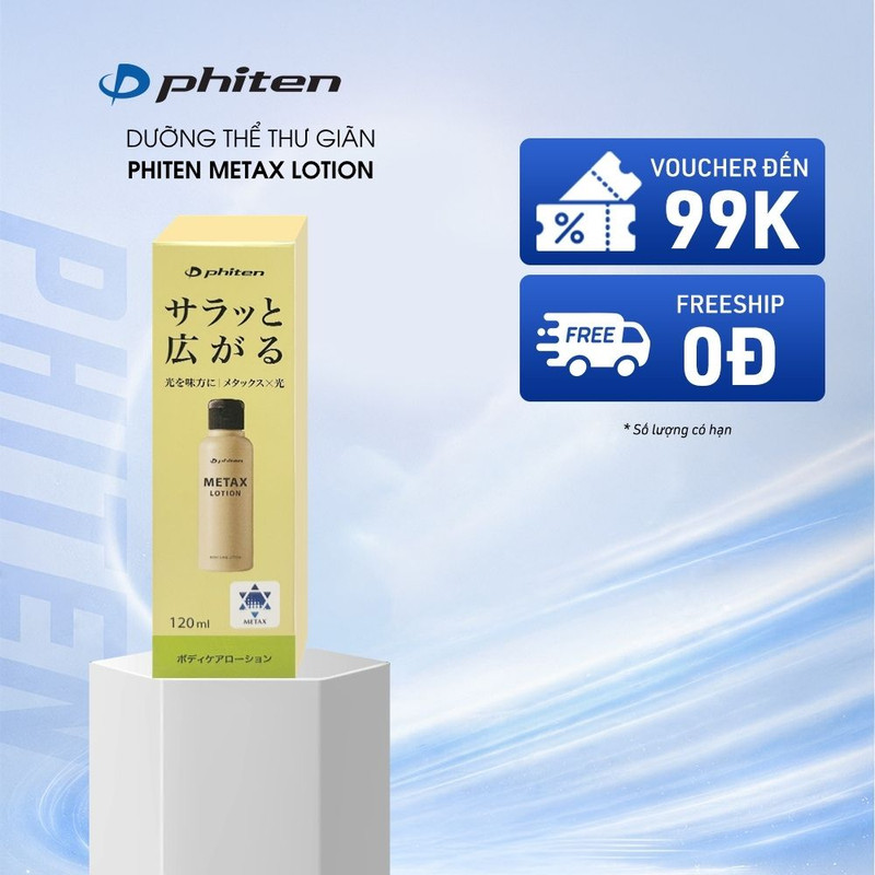 Kem Dưỡng Thư Giãn Phiten Metax Lotion B 120ml