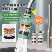 Earphea 6-Layer Rotatable Faucet Filter Water Purifier