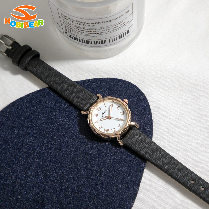 HOBIBEAR Elegant Women's Quartz Watch with Roman Numerals and Fashionable Design ราคา 63 บาท*ส่งฟรี