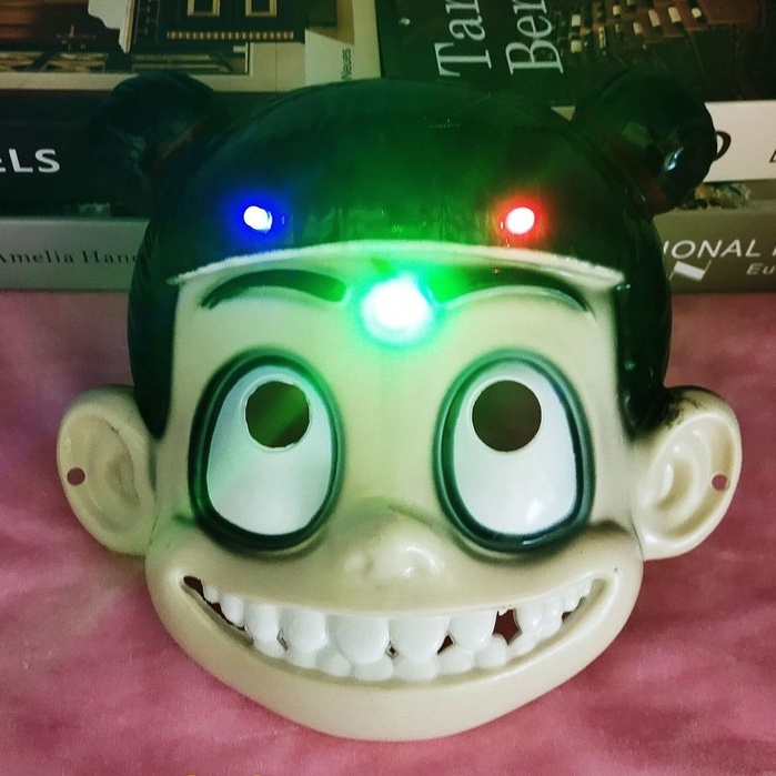 Mặt nạ NATRA có đèn trong tây du kí - Đồ chơi Trung thu Hóa trang Halloween phát sáng LED dùng trong lễ hội sự kiện sinh - MSP751035