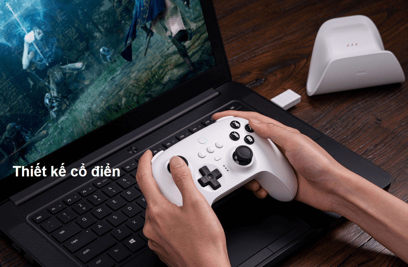 Tay cầm chơi game 8BitDo Ultimate Bluetooth Wireless Controller kèm Dock Sạc 2