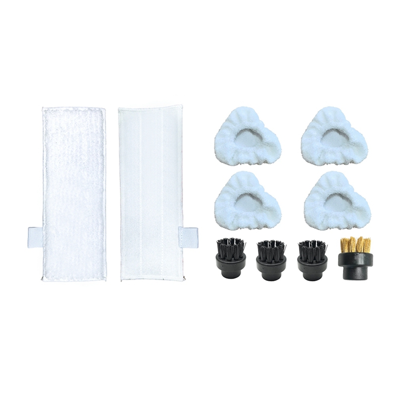 [Waanon]Steam Brushes Steam Bonnet Triangle Steam Mop Pads for Steam Cleaner Spare Parts
