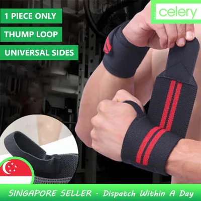 [FAST DISPATCH] Wrist Wrap / Wrist Guard / Wrist Support / Wrist Strap / Sports Wrist Band Polyester Adjustable Washable Universal Thumb Loop