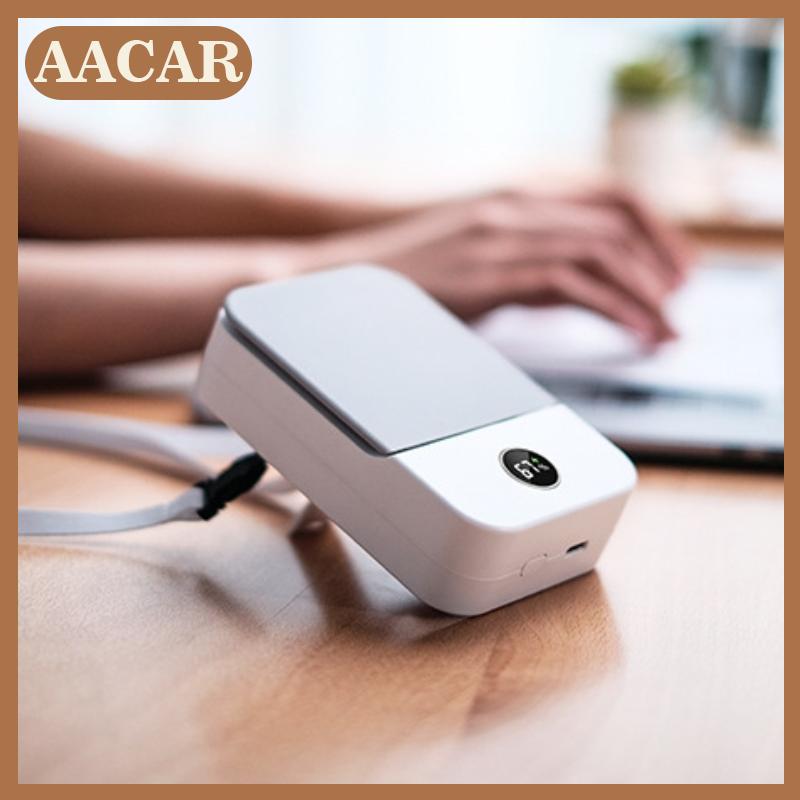 AACAR พัดลมคาดเอวแบบพกพาพัดลมหนีบเอว2000มิลลิแอมป์ต่อชั่วโมง USB พัดลมห้อยคอแบบชาร์จไฟได้มาพร้อมกับสายคล้องคอปรับได้สำหรับการตั้งแคมป์กลางแจ้ง ราคา 257 บาท*ส่งฟรี