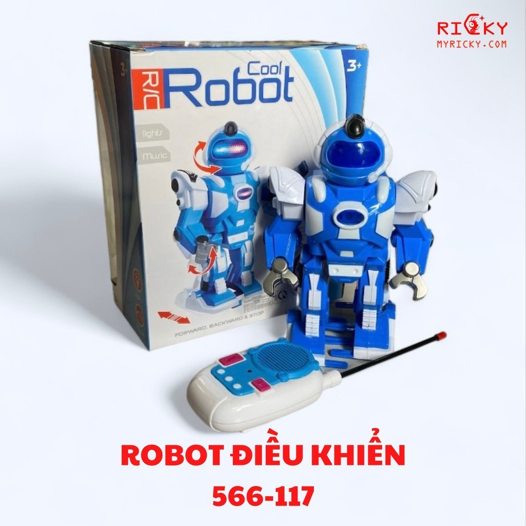 Robot Điều Khiển Robot Cool Có Nhạc, Có Đèn