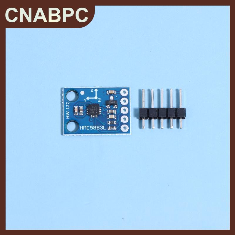 CNABPC GY-273 QMC5883L เซ็นเซอร์สนามแม่เหล็ก3V-5V โมดูลเซ็นเซอร์สนามแม่เหล็กเข็มทิศอิเล็กทรอนิกส์สำหรับ Arduino ราคา 85 บาท*ส่งฟรี