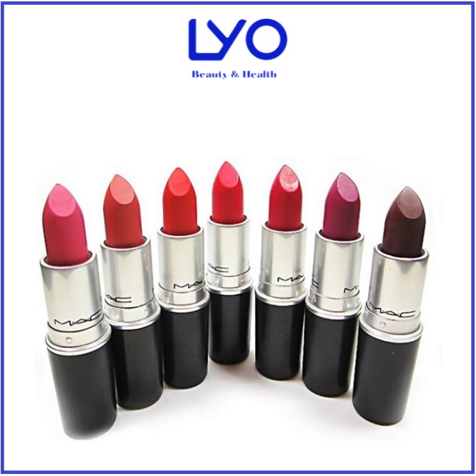 Chính hãng Son MAC Powder Kiss - Matte - Retro Matte Lipstick 602 607 646 702 706 707 3g CANADA