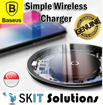 ★Baseus Simple Wireless Charger Charging 10W Pad for iPhone X 11 Pro Samsung Note 10 S10 Huawei Android Universal
