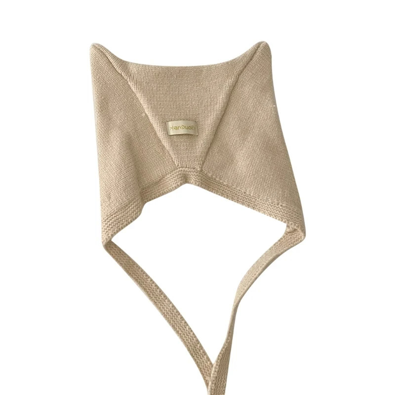 Trẻ mới biết đi Mũ mùa đông thoáng khí đan mũ đáng yêu OX sừng Beanie Mũ trẻ em dệt kim nắp ca-pô Windproof Thiết kế mũ