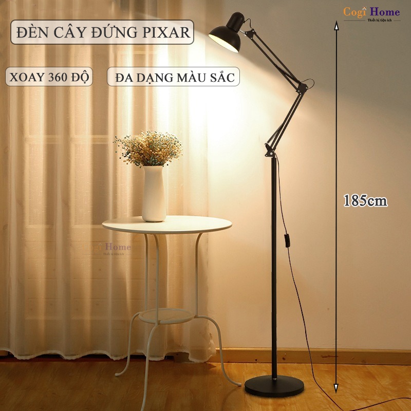 Đèn Cây Đứng Pixar Trang Trí Decor Phòng Ngủ Phòng Khách Phòng Làm Việc Điều Chỉnh Kích Thước