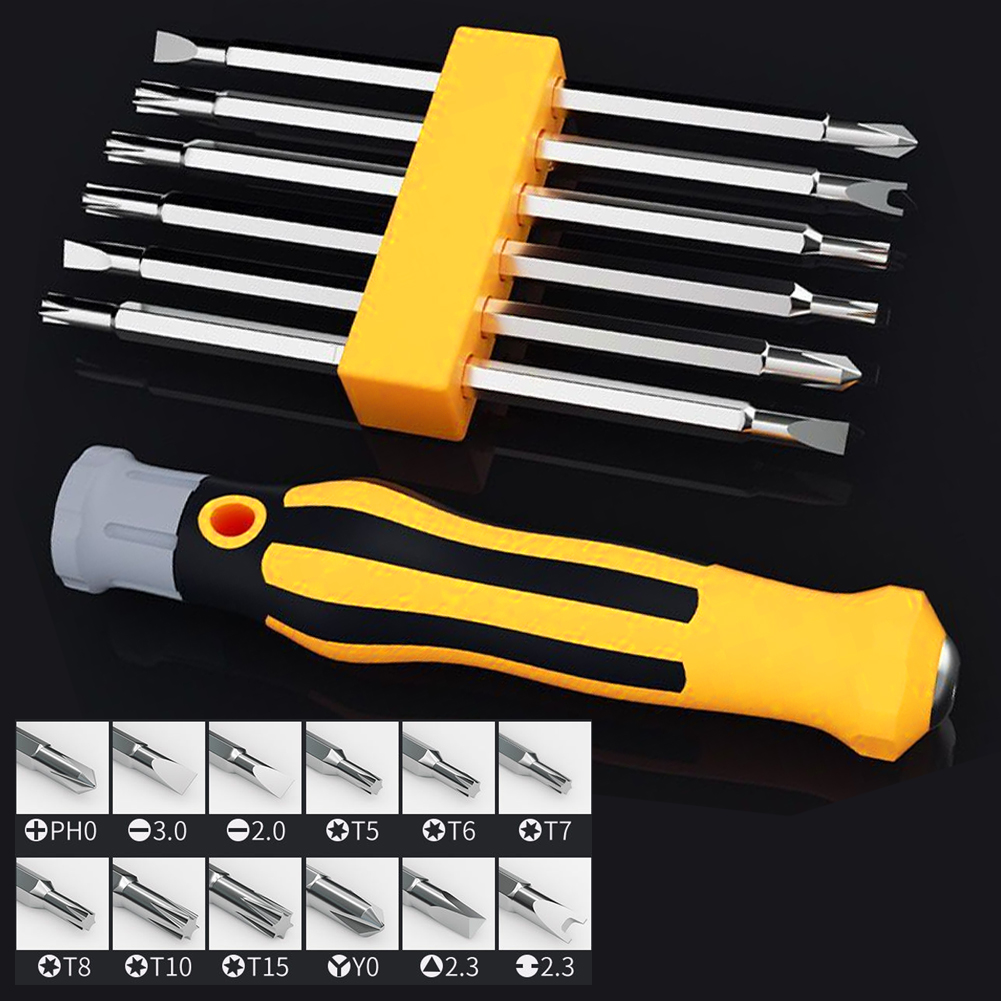 Qiaolis Đa-Chức Năng Bộ tuốc nơ vít 6 Trong 1 bộ đầu tuốc nơ vít Chéo tuốc nơ vít khe Công Cụ Cho sửa chữa gia dụng