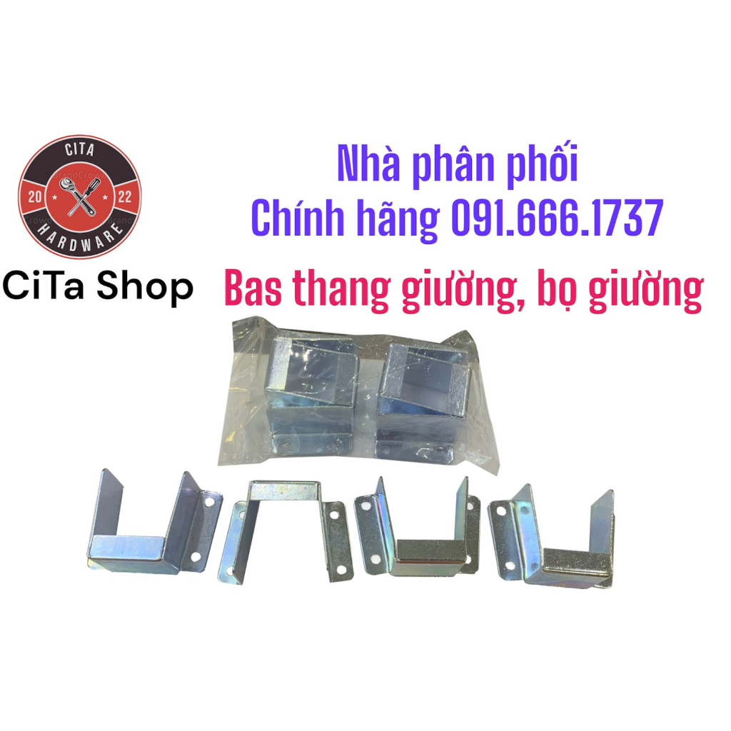 Bas thang giường, ke đỡ thanh giường, bọ giường bộ 4 cái
