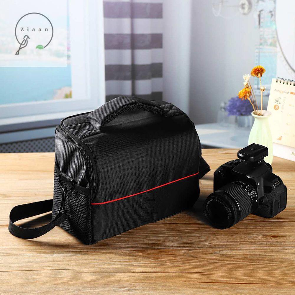 ZIAAN 1Pc Shockproof Soft Handle Waterproof Camera Bag Shoulder Bag For