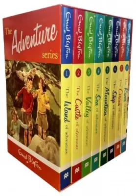 UK ver Enid Enid Blyton Adventure Series 8 Paperback Book Set by Enid Blyton