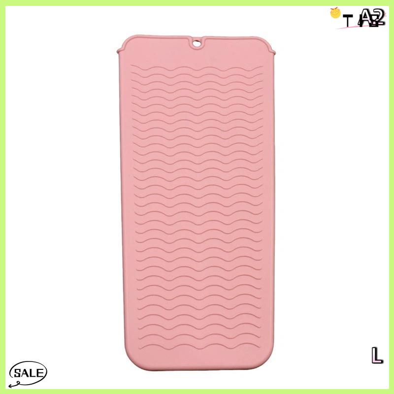 Follow Get New【TIS】 1pcs Silicone chịu nhiệt Pad Pouch lưu trữ túi cách nhiệt Mat cho máy ép tóc nhiệt uốn thanh Curler Bìa - 7