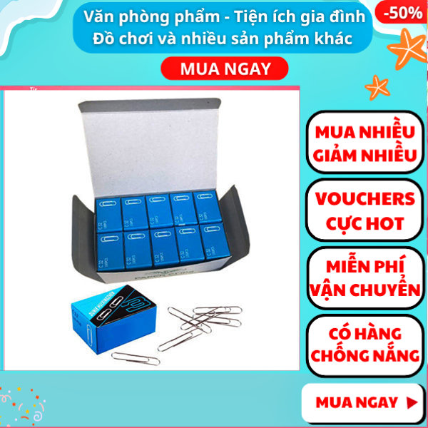 Combo 200 kẹp giấy C32 loại tốt giá rẻ (SẢN PHẨM 2 HỘP MỖI HỘP 100 CÁI)-kẹp giấy kiểm tra-kẹp giấy vẽ- dụng cụ học tập- Nguyễn Thùy Store